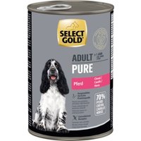 SELECT GOLD Pure Adult Pferd 6x400 g
