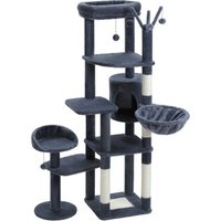 Pawz Road mehrstöckiger Kratzbaum 150cm dunkelgrau