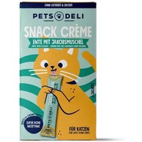 Pets Deli Snack Katze Adult Creme Snack Ente mit Jakobsmuschel für Katzen 8x90 g