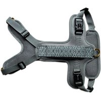 Hey Lana Premium Geschirr Gepolstert mit Reflektoren und Haltegriff anthrazit/ blau XS