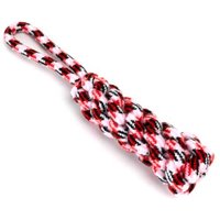 nobleza Hundespielzeug – Zerrseil mit Ball, robust & zahnfreundlich rot