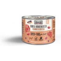 MAC's Nassfutter Katze Adult Rind und Hühnerherzen 6x200 g