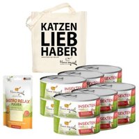 I love my cat Futterset für Katzen mit Durchfall - Nassfutter + Gastro Relax Pulver + Jutebeutel