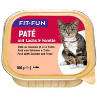FIT+FUN Adult Paté Lachs und Forelle 16x100 g
