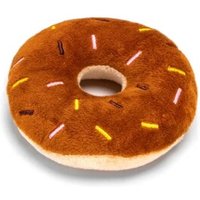 nobleza - Plüsch-Hundespielzeug Donut braun