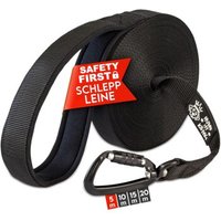 HUND IST KÖNIG ® Hunde Schleppleine mit Sicherheitskarabiner & gepolsterter Handschlaufe 5 m