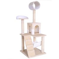 Lionto Kratzbaum, Höhe 133 cm weiß/ beige