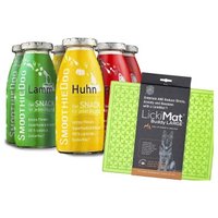 SmoothieDog Klassik + Lickimat Grün 6x250 g