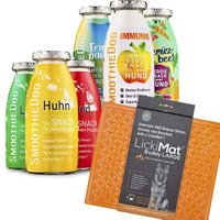 SmoothieDog Mix + Lickimat Orange 6x250 g