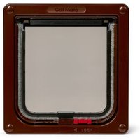 Cat Mate Manuelle 2-Wege-Katzenklappe, abschließbar - 304 braun