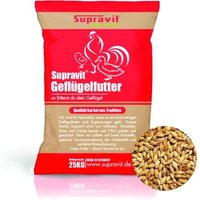 Supravit Braugerste - Ergänzungsfutter für Hühner und Tauben - energiereiches Zusatzfutter liefert wertvolle Kohlenhydrate - leicht verdaulich und gut verträglich 25 kg