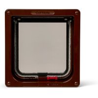 Cat Mate Manuell verschließbare Katzenklappe mit Türeinsatz- 234 braun