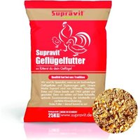 Supravit Legemehl für Hühner GVO - Gentechnik frei | für stabile Eierschalen und hohe Legeleistung | hochwertiges mehrfach gereinigtes Legekorn für Legehennen 25 kg