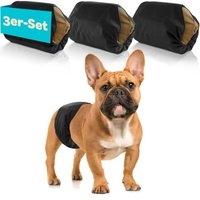 HUND IST KÖNIG Hundewindeln für Rüden [3 STK] Saugstarke Hundewindeln Rüde | Bequeme Hunde Windeln bei Inkontinenz S