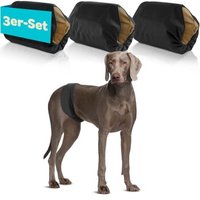 HUND IST KÖNIG Hundewindeln für Rüden [3 STK] Saugstarke Hundewindeln Rüde | Bequeme Hunde Windeln bei Inkontinenz XL