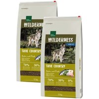 REAL NATURE WILDERNESS Trockenfutter Hund, Adult, True Country Huhn mit Fisch 2x12 kg