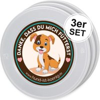 HUND IST KÖNIG Dosendeckel, Deckel für Dosen halten Tierfutter frisch, schließen Gerüche ein - 800g