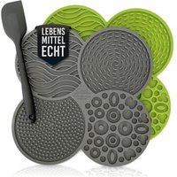 KaraLuna Hunde Leckmatte lebensmittelecht I Mit Saugnapf & Spachtel