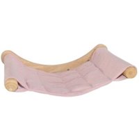 RHR Quality Wand-Hängematte für Katzen beige/ rosa
