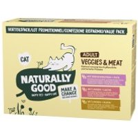 Naturally Good Veggies & Meat Katzenfutter Vorteilspack 12x100 g