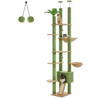 Pawz Road Deckenhoher Katzenbaumturm verstellbar
