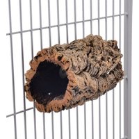 HappyBird Natur Kork Höhle & Tunnel S