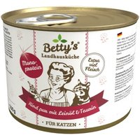 Betty's Landhausküche Rind pur mit Leinöl 6x200 g