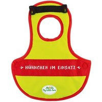My little Farm - Federschutzweste für Hühner (mit Aufdruck "Hühnchen im Einsatz")