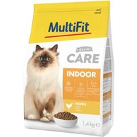MultiFit Care Trockenfutter Katze, Adult, Indoor, Huhn 1,4 kg