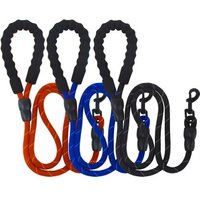 nobleza - Hundeleine Seil 1,50m schwarz