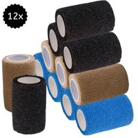 Hufeisenliebe PetPerfekt Bandagen 7,5cm x 4,5m 12 schwarz/ beige/ rot
