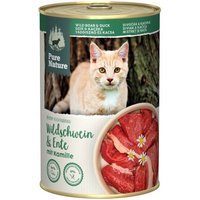 Pure Nature Adult 6 x 400g Wildschwein und Ente