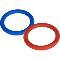 FIT+FUN Spielzeug Ring Naturkautschuk rot oder blau