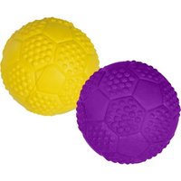 FIT+FUN Spielzeug Ball Naturkautschuk gelb oder lila