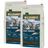 REAL NATURE WILDERNESS Trockenfutter Katze, Adult, Pure Herring 2x2,5 kg