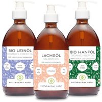 Wolfsbacher Natur Futteröl Set 3 x 500ml