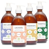 Wolfsbacher Natur Futteröl Set 4 x 500ml