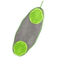 nobleza Hundehandtuch Frottee mit integrierten Reinigungshandschuhen