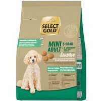 SELECT GOLD Trockenfutter Hund Mini Adult Sensitive Reich an Seidenraupe 1kg