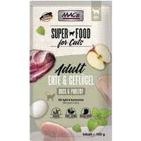 MAC's Nassfutter Katze Adult Ente und Geflügel 24x100 g