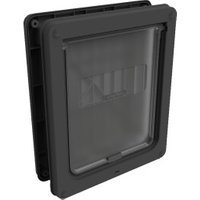 Dog Mate Manuelle mittelgroße Hundeklappe mit 2-Wege-Verschluss - 215 grau