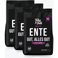 Tales & Tails Softes Trockenfutter Ente gut, alles gut 3x4 kg