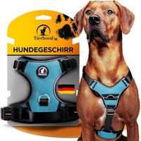 Tierhood Hundegeschirr blau M