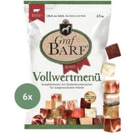 Graf Barf Vollwertmenü Rind 6x2,5kg