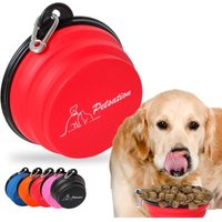 Petsation Faltbarer Reisenapf 350+1000ml Set rot