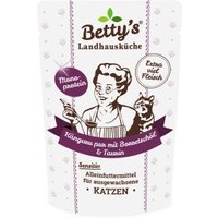 Betty's Landhausküche Frischebeutel Känguru Pur mit Borretschöl 12x 100g für Katze
