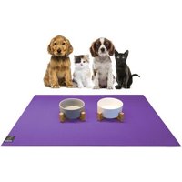 SANOZOO ® - Napfunterlage - Öko-Tex und Made in Germany lila 70 cm, 1,2 m