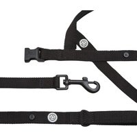 Barkalot Hundegeschirr-Spazierset schwarz L