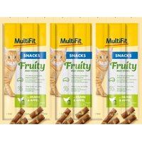 MultiFit Fruity Meat Sticks 7x8x5g Huhn und Apfel