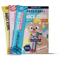 Pets Deli Adult Creme Multipack mit Huhn, Thunfisch und Krill 90g